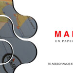 Mapas en papel mineral.